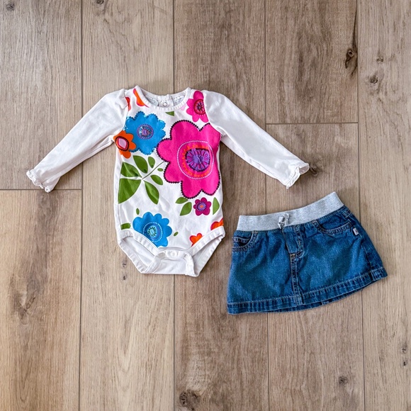 BABY GIRL BOUTIQUE PREPPY AND PRETTY PICTURE PERFECT BUNDLE SIZES 6-12months - Picture 9 of 9